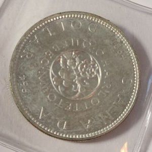 1964 Canadian Silver Dollar - Charlottetown Quebec